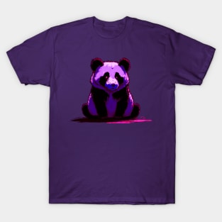 Purple Panda Bear T-Shirt